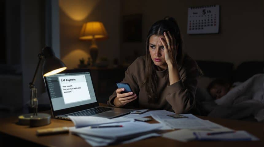 Virement CAF reçu mais pas sur mon compte : délais, causes et solutions pour allocataires inquiets